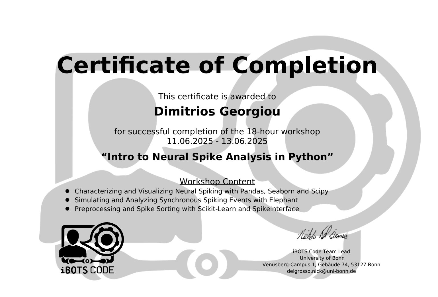 Neural Spike Analysis Workshop